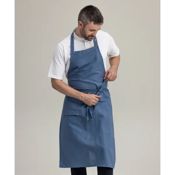 Segers Schort met zak linnen