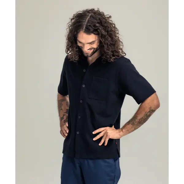 Segers Piqué met een casual pasvorm uniseks