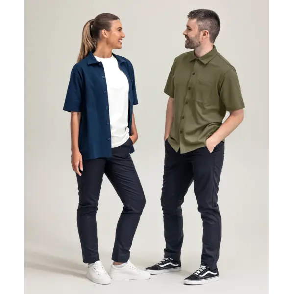 Segers Piqué met een casual pasvorm uniseks