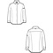 Segers Kokshemd stretch dames