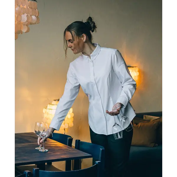 Segers Kokshemd stretch dames