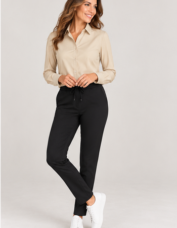 Blouse travelstof dames