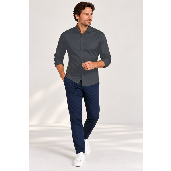 Capraro Heren Overhemd Stretch | 60°C Wasbaar