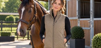 Bodywarmer Paardensport met logo