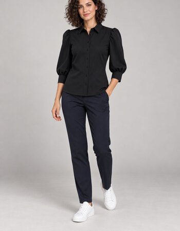 Evelien blouse Travelstof 3/4 mouw