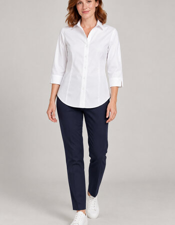 Blouse dames 3/4 mouw in 6 kleuren