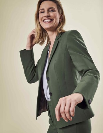 Blazer Olijf Dames