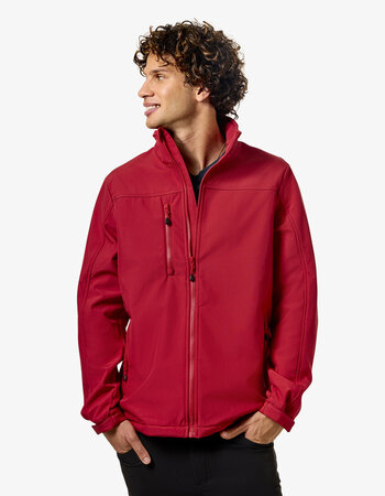 Softshell jas gerecycled polyster met fleecevoering