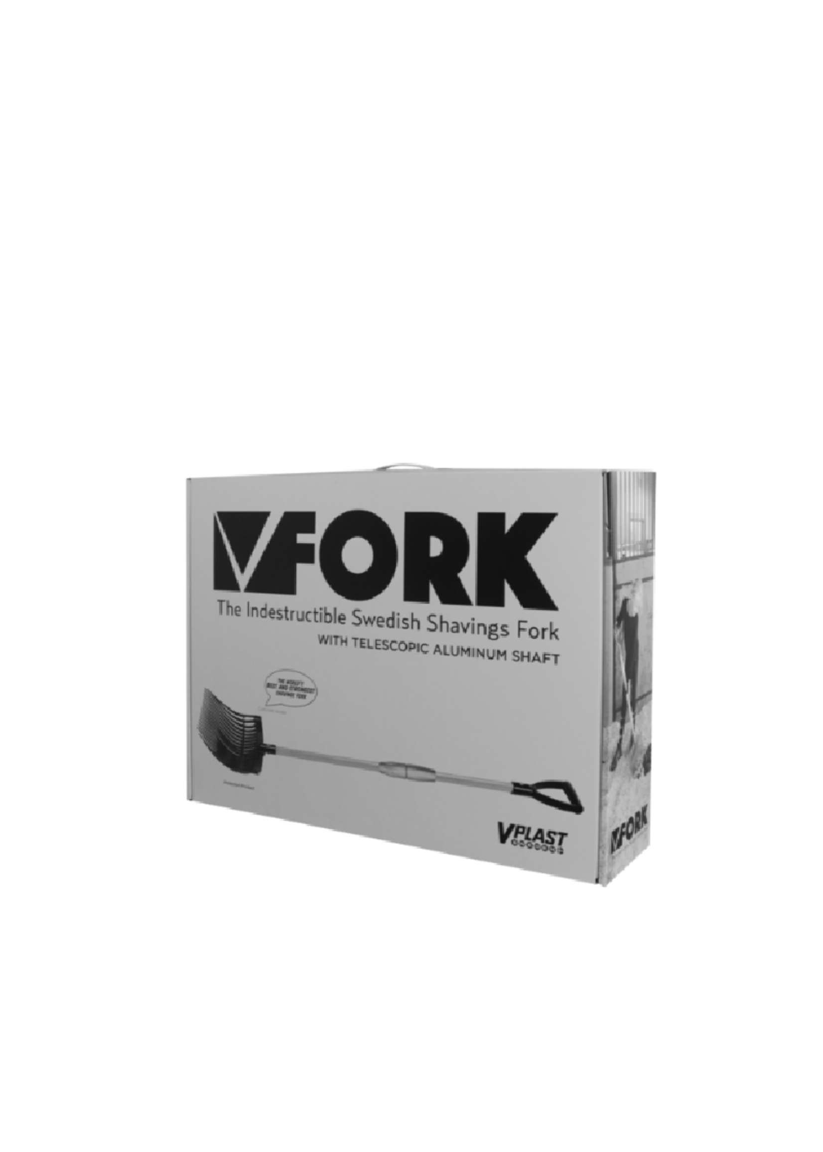 Fork Mestvork kunststof met aluminium steel