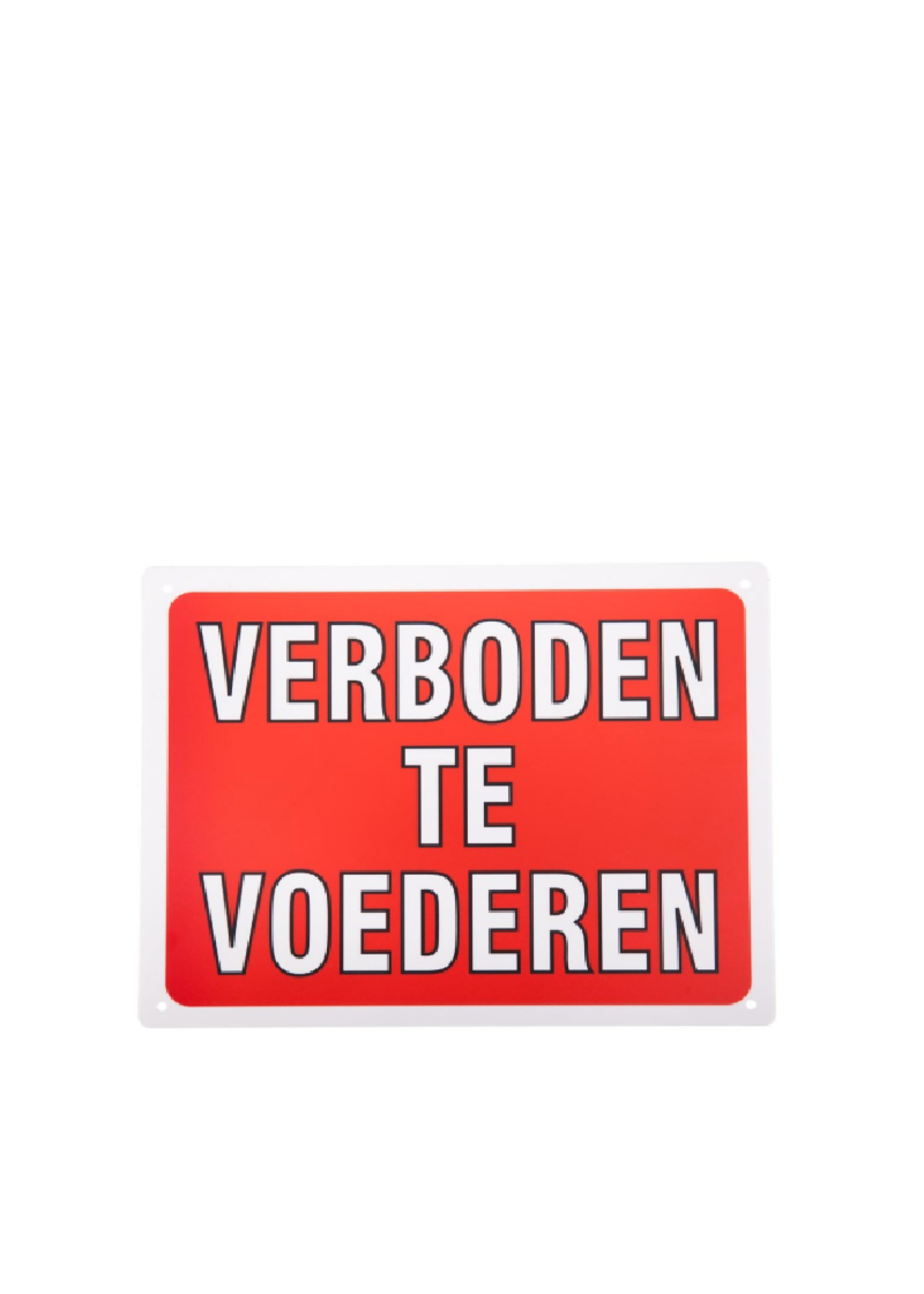 Premiere Bord verboden te voederen 829967