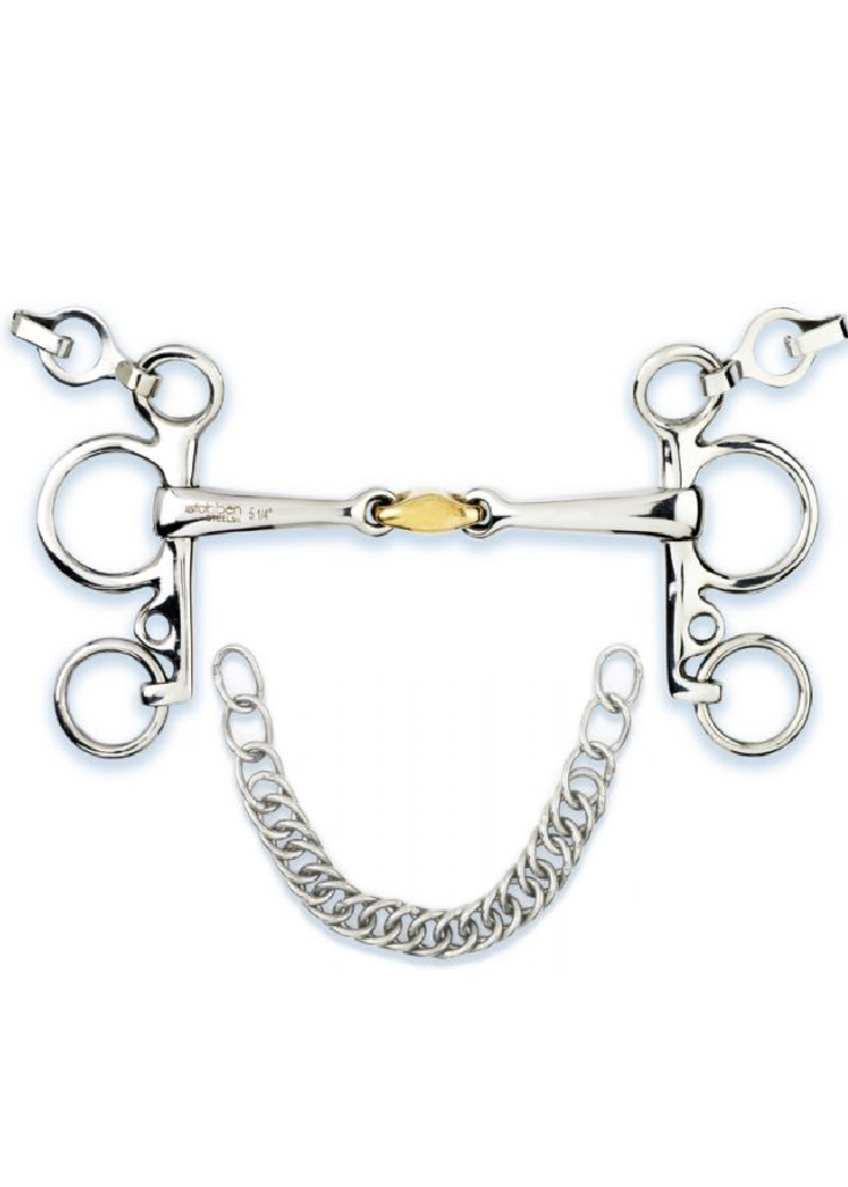 Stûbben Stubben Koper Link dubbel Pelham Bit