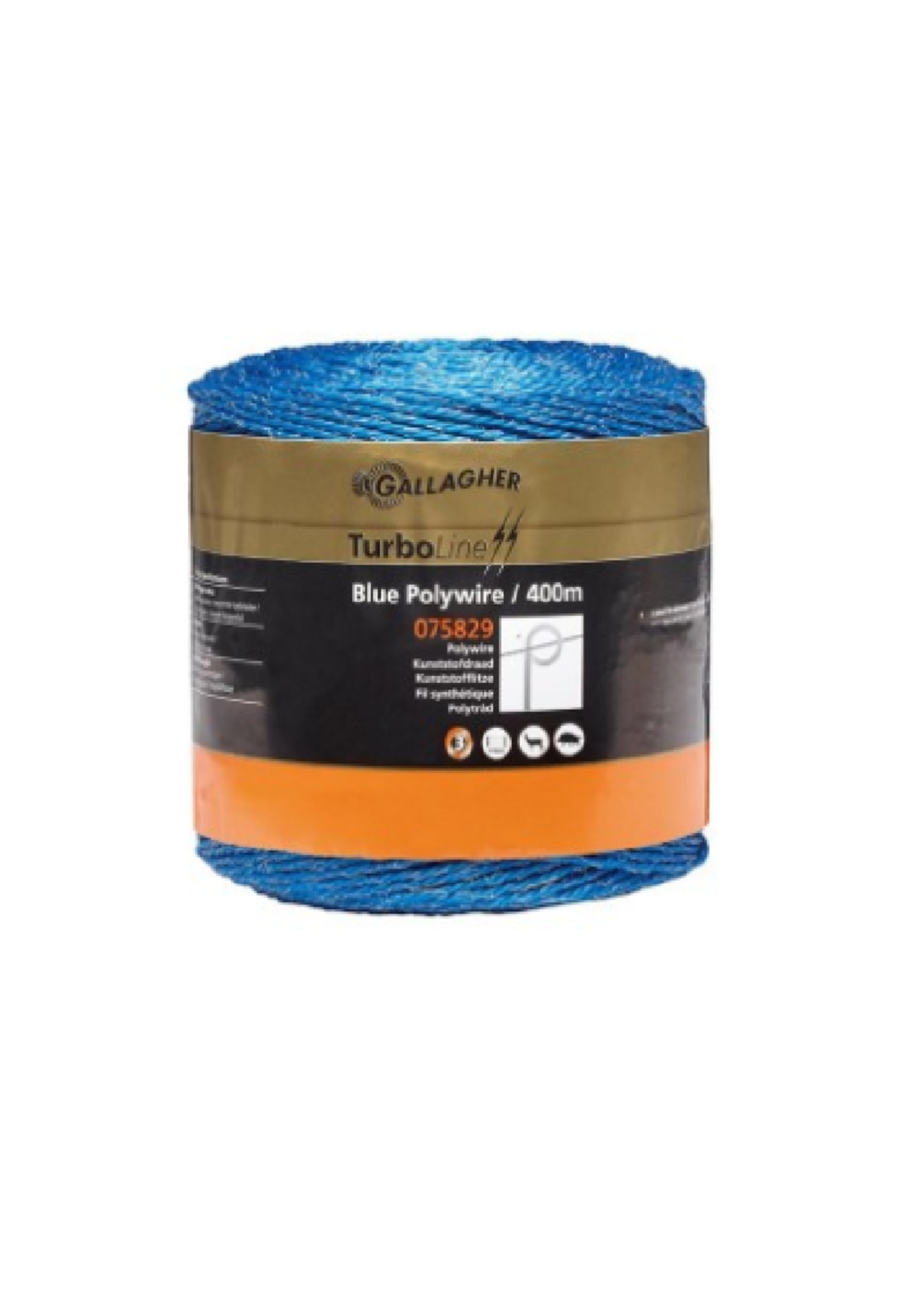 Gallagher Gallagher kunststofdraad 400m blauw