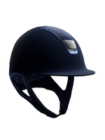 Samshield Samshield Shadowmatt, top: Leather, trim: Blue + 5swarov