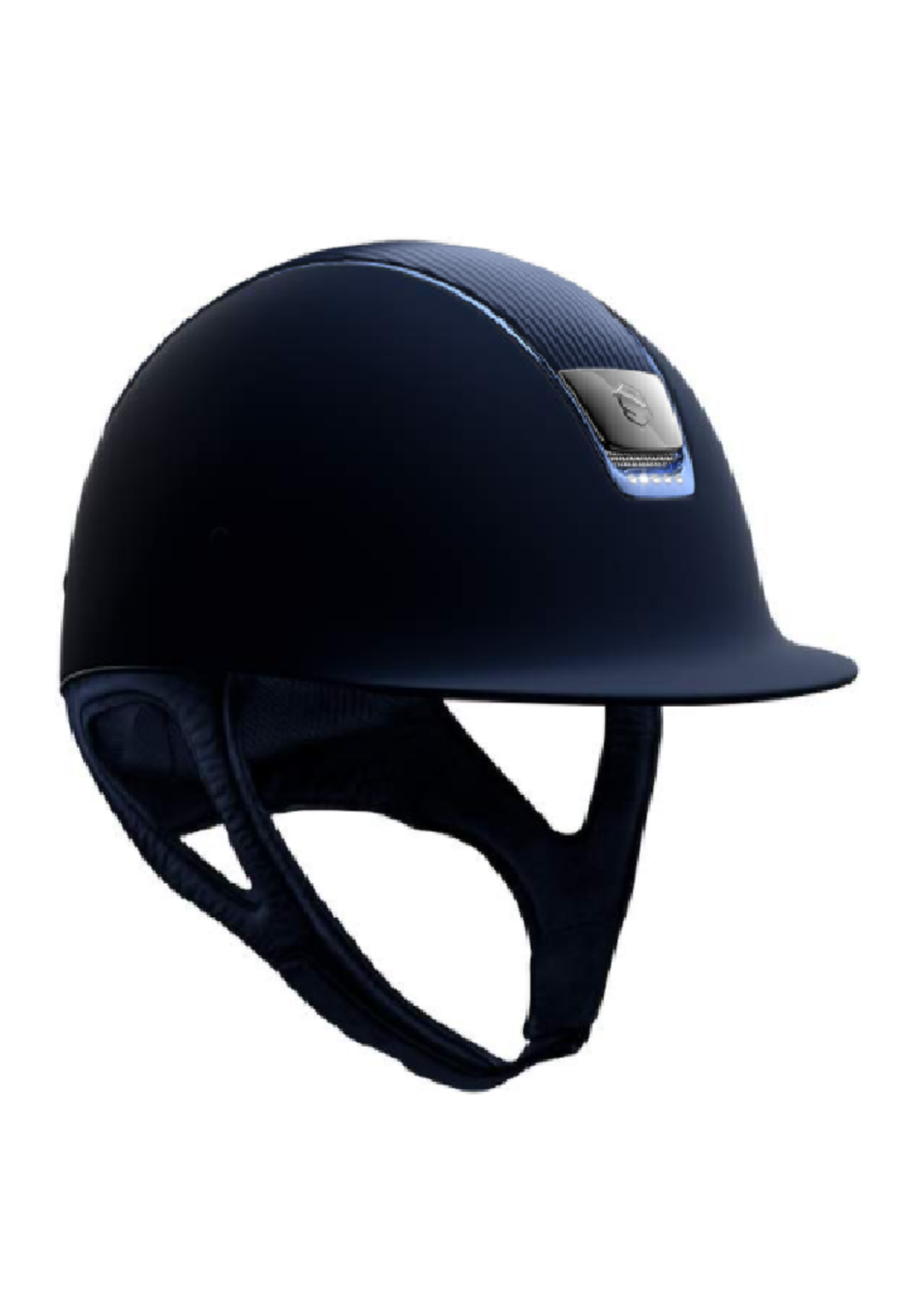 Samshield Samshield Shadowmatt, top: Leather, trim: Blue + 5swarov