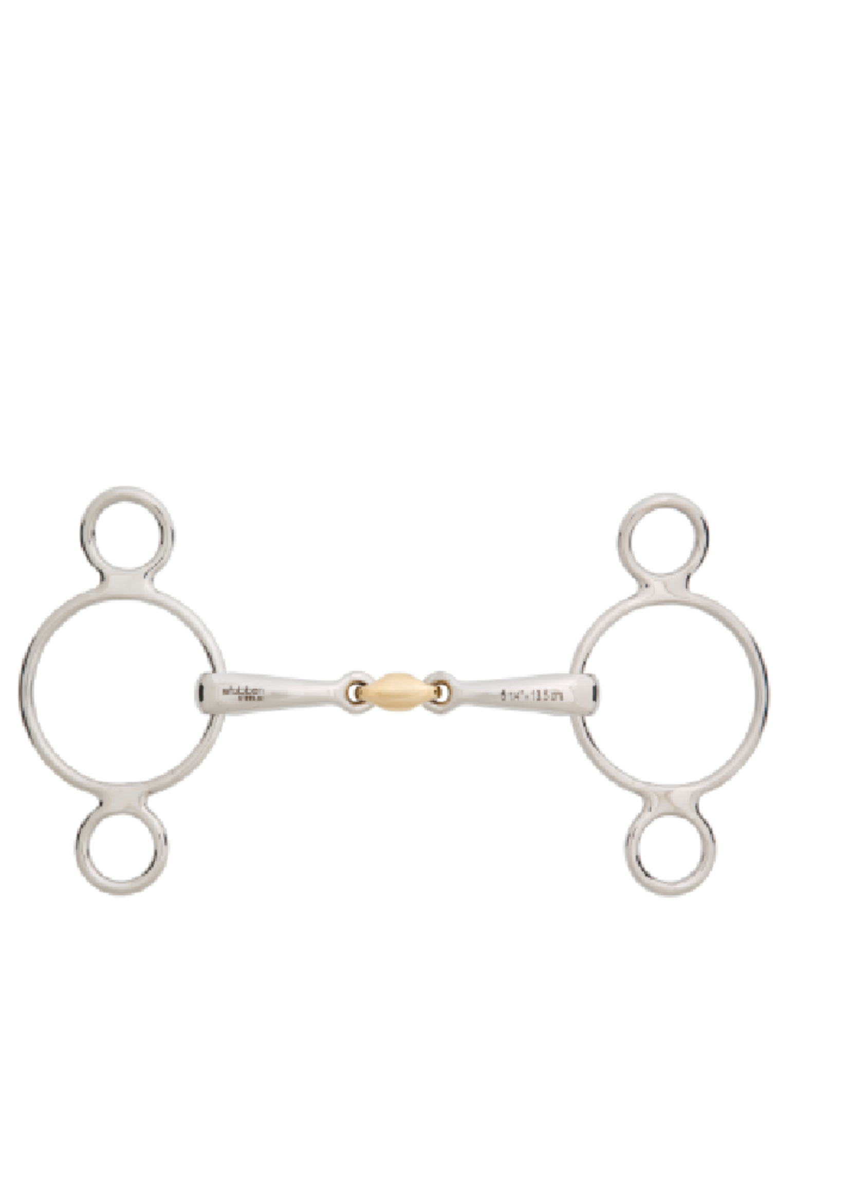 Stûbben Stubben Koper Link dubbel 3ring  Pessoa Bit 2480