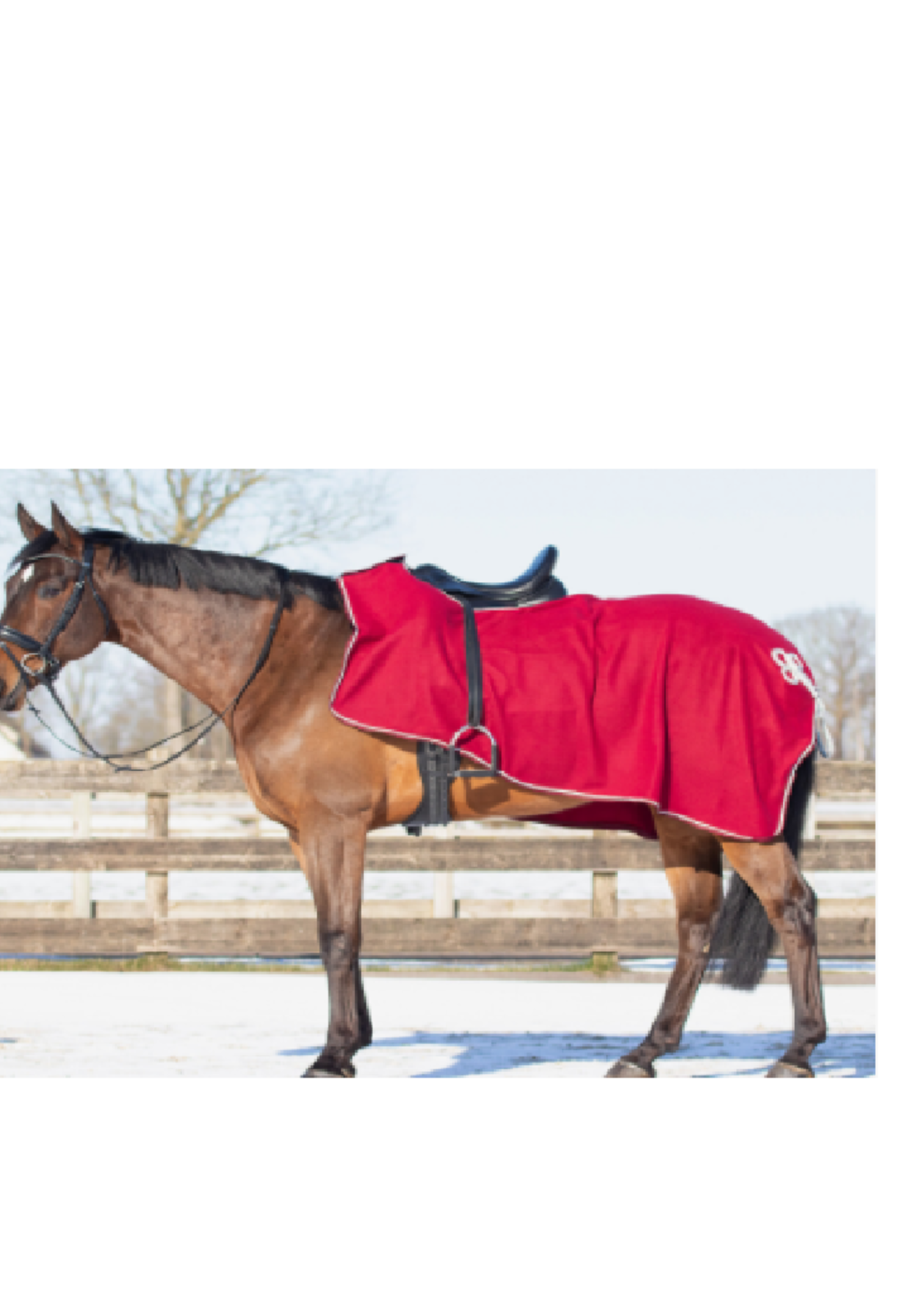 QHP QHP Fleece Uitrij deken