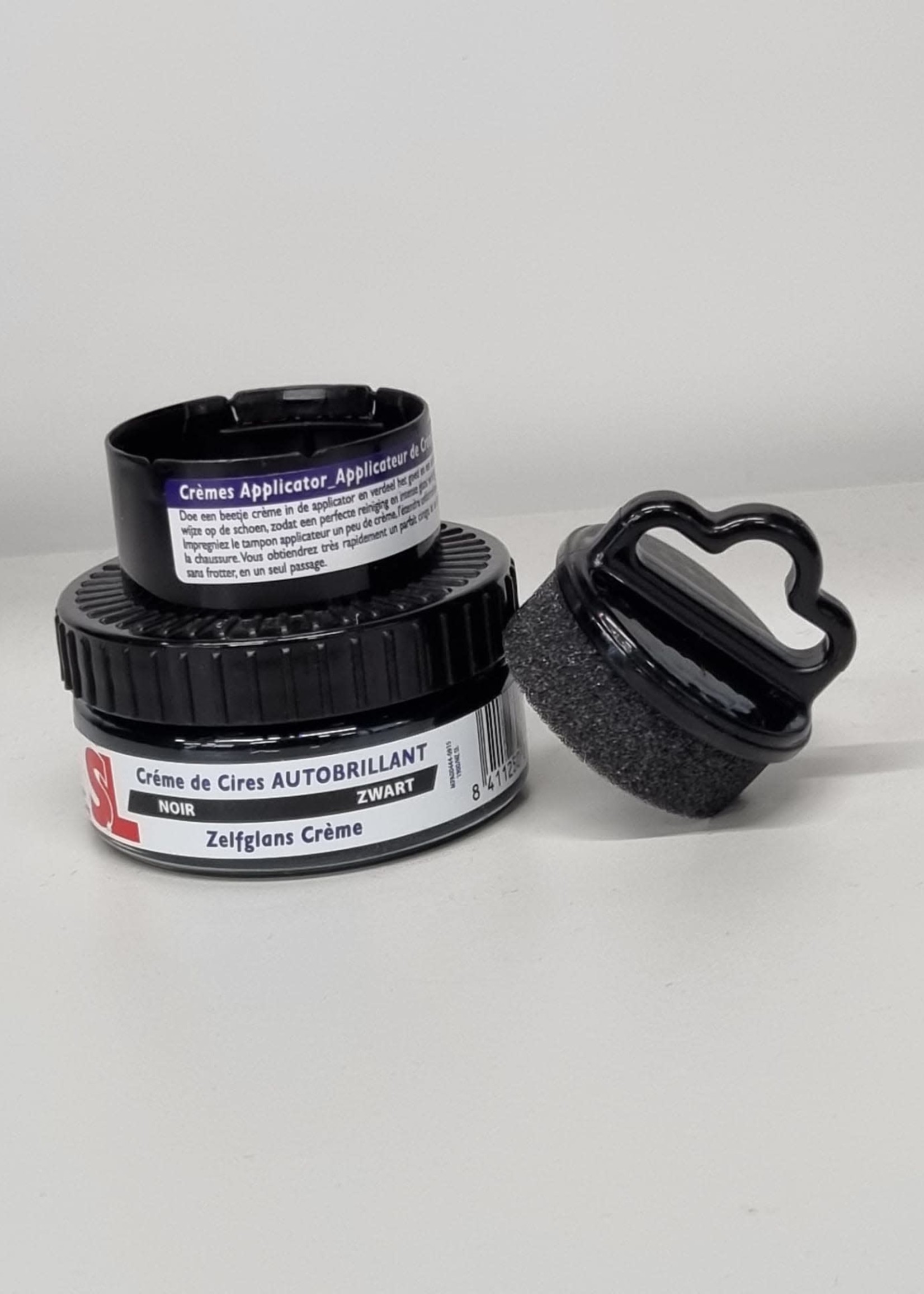 Schins Leder Schins Leder Zelfglans zwart