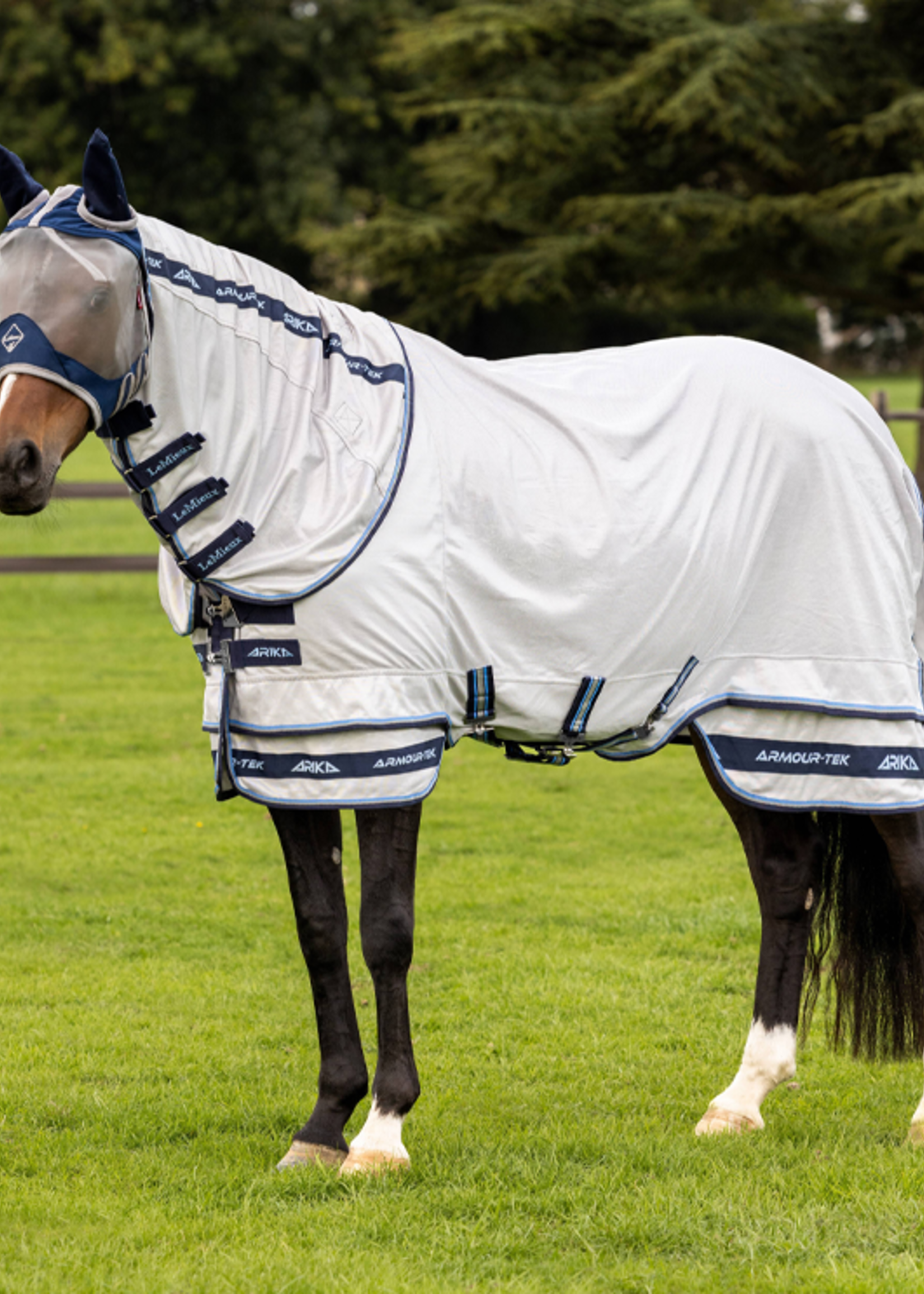 LeMieux Lemieux Arika Armour-Tek M Afneenbare Hals Vliegen  Deken