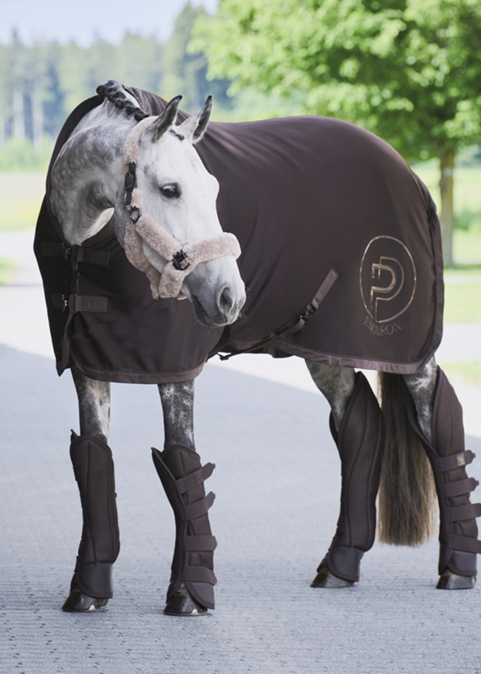 Eskadron Eskadron Platinum Double Pin  Complete Fauxfur  Halster 421040