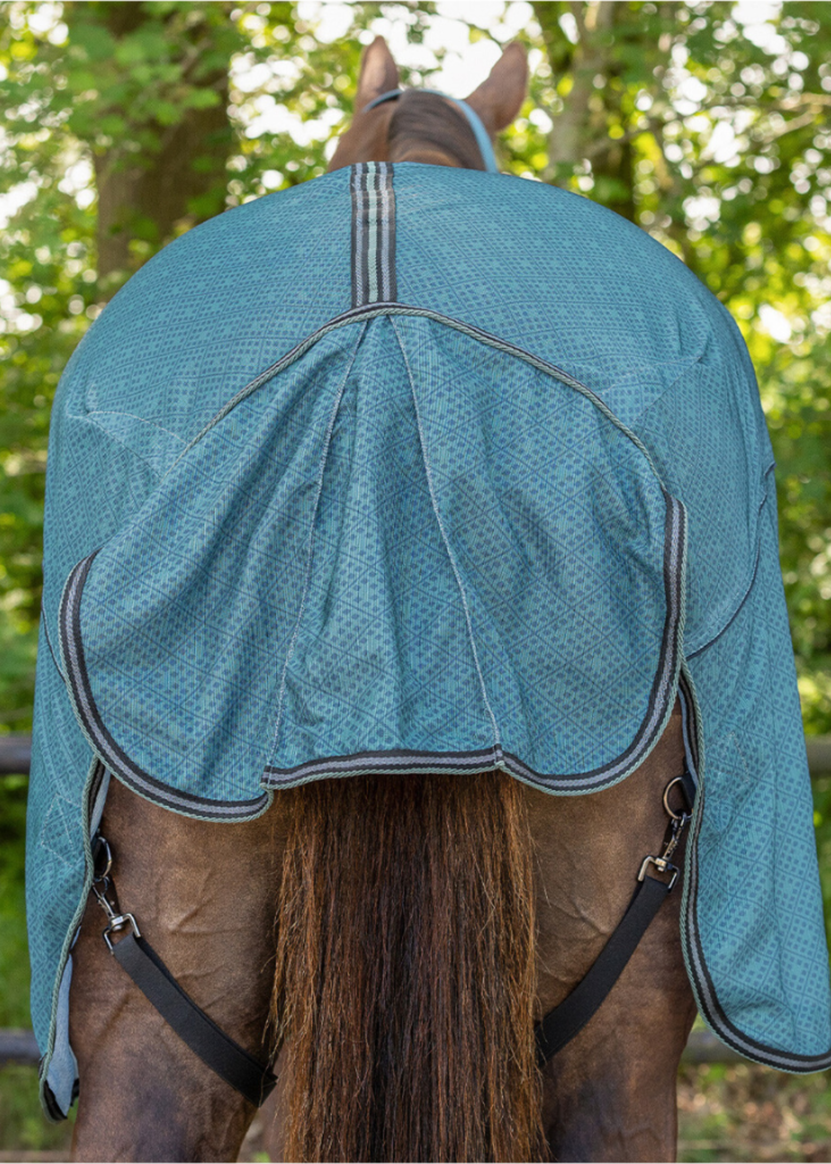 QHP QHP Vliegendeken met nek en kap 6373