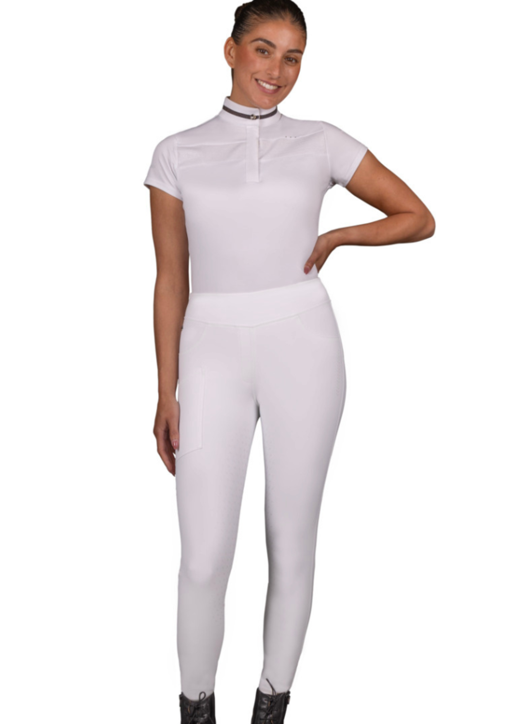 QHP QHP Kae Full Grip Legging Dames Broek 8779