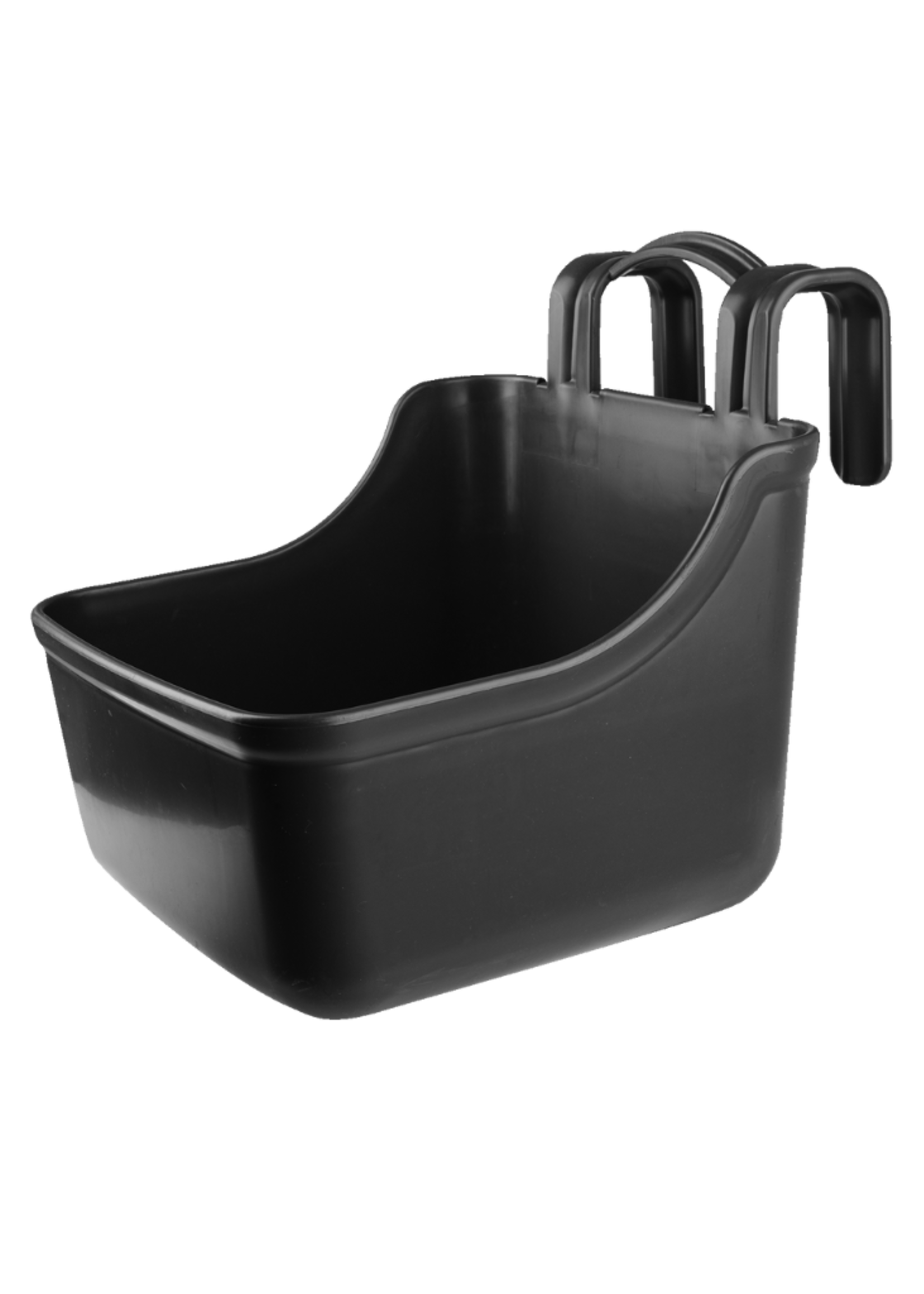 Waldhausen Waldh Draagbare M Haken Voerbak 12L Zwart
