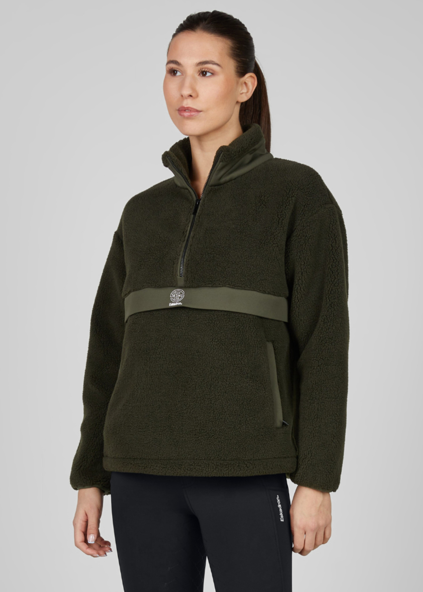 Eskadron Eskadron Dynamic Half Zip  Teddy Fleece Dames  Sweater 822389
