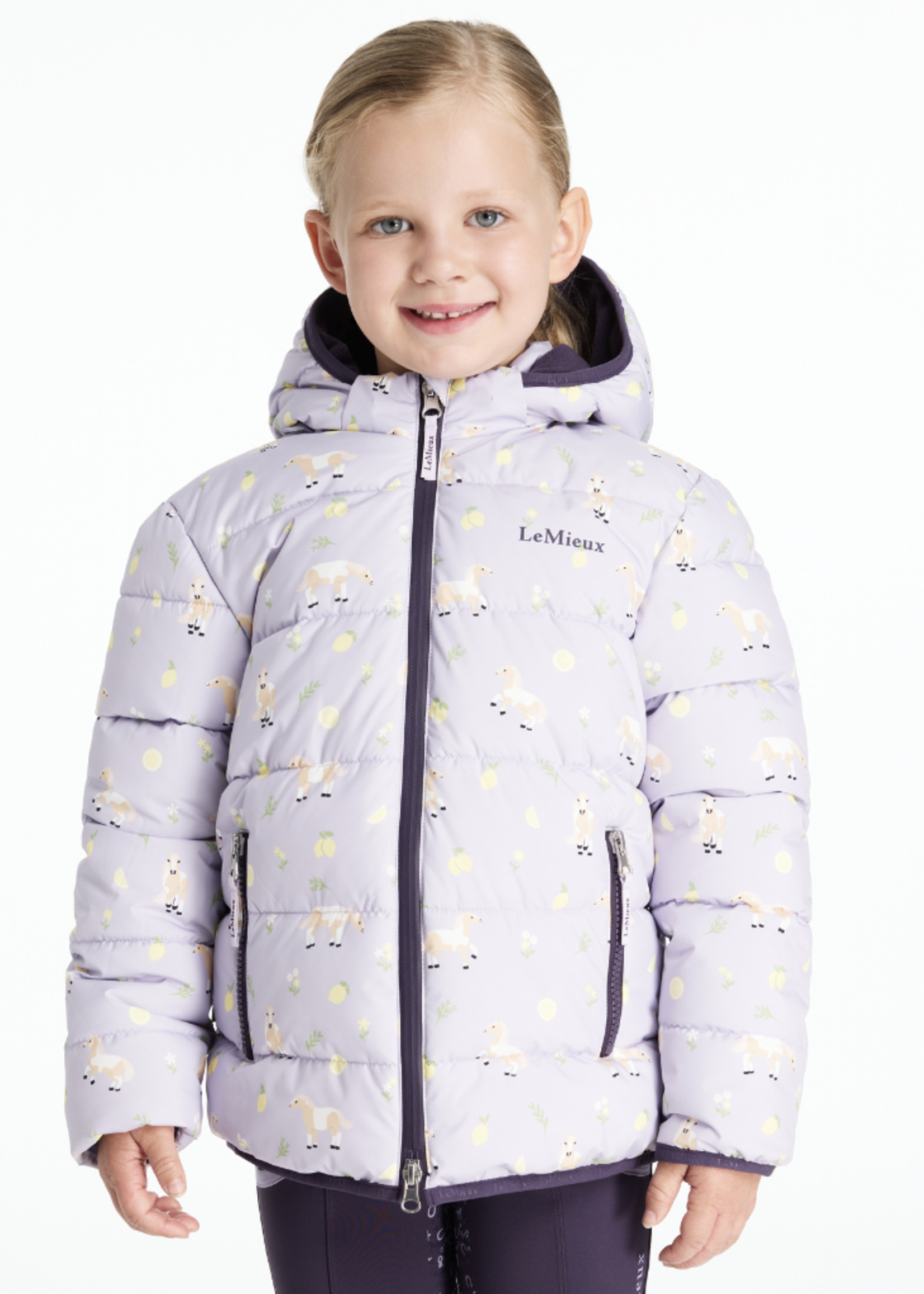 LeMieux Lemieux Mini Printed Puffer Kind Jas