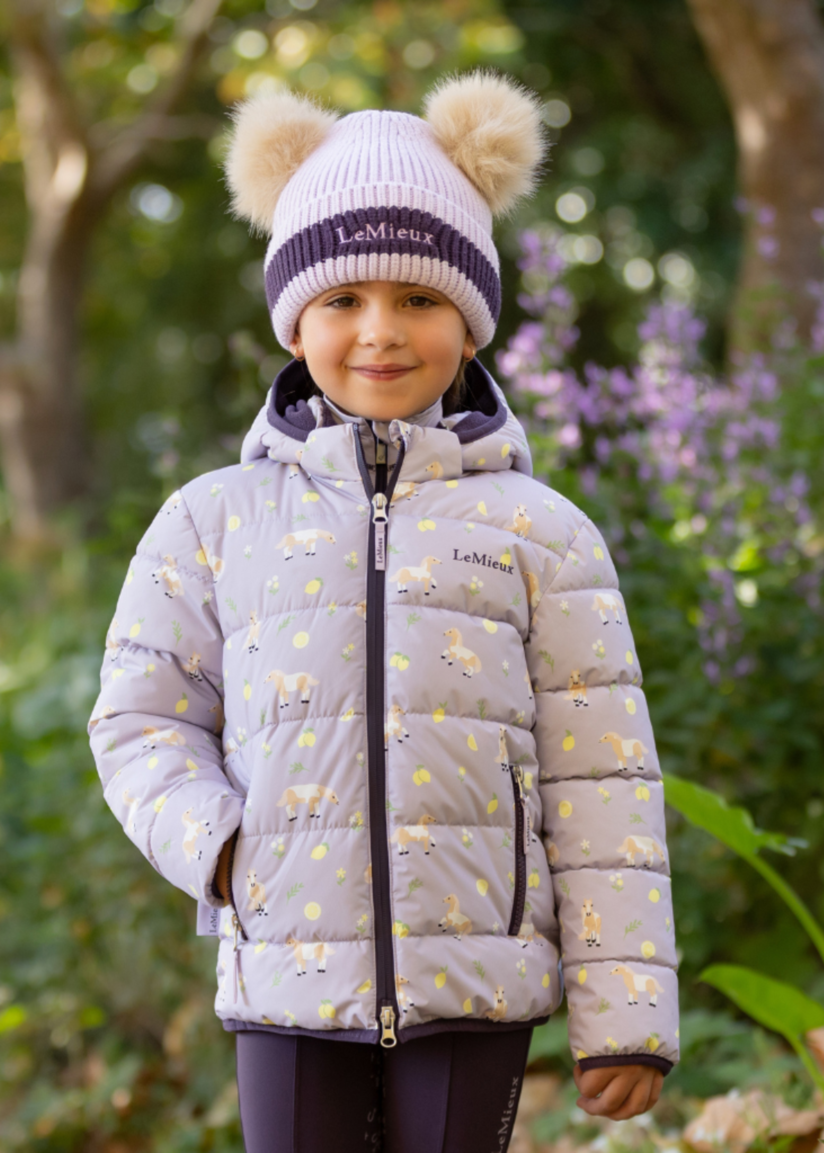 LeMieux Lemieux Mini Printed Puffer Kind Jas