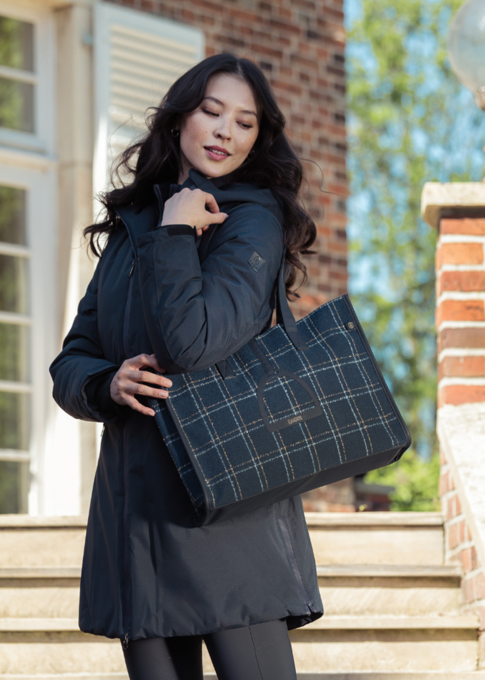 Eskadron Eskadron Heritage Bouclé Shopper Tas Navy 352258500