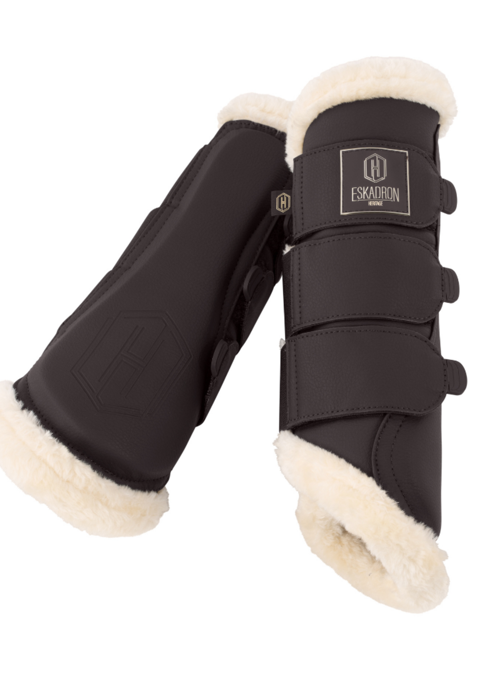 Eskadron Eskadron Heritage  Faux Leather  Beenbeschermers Black Truffle 555558863