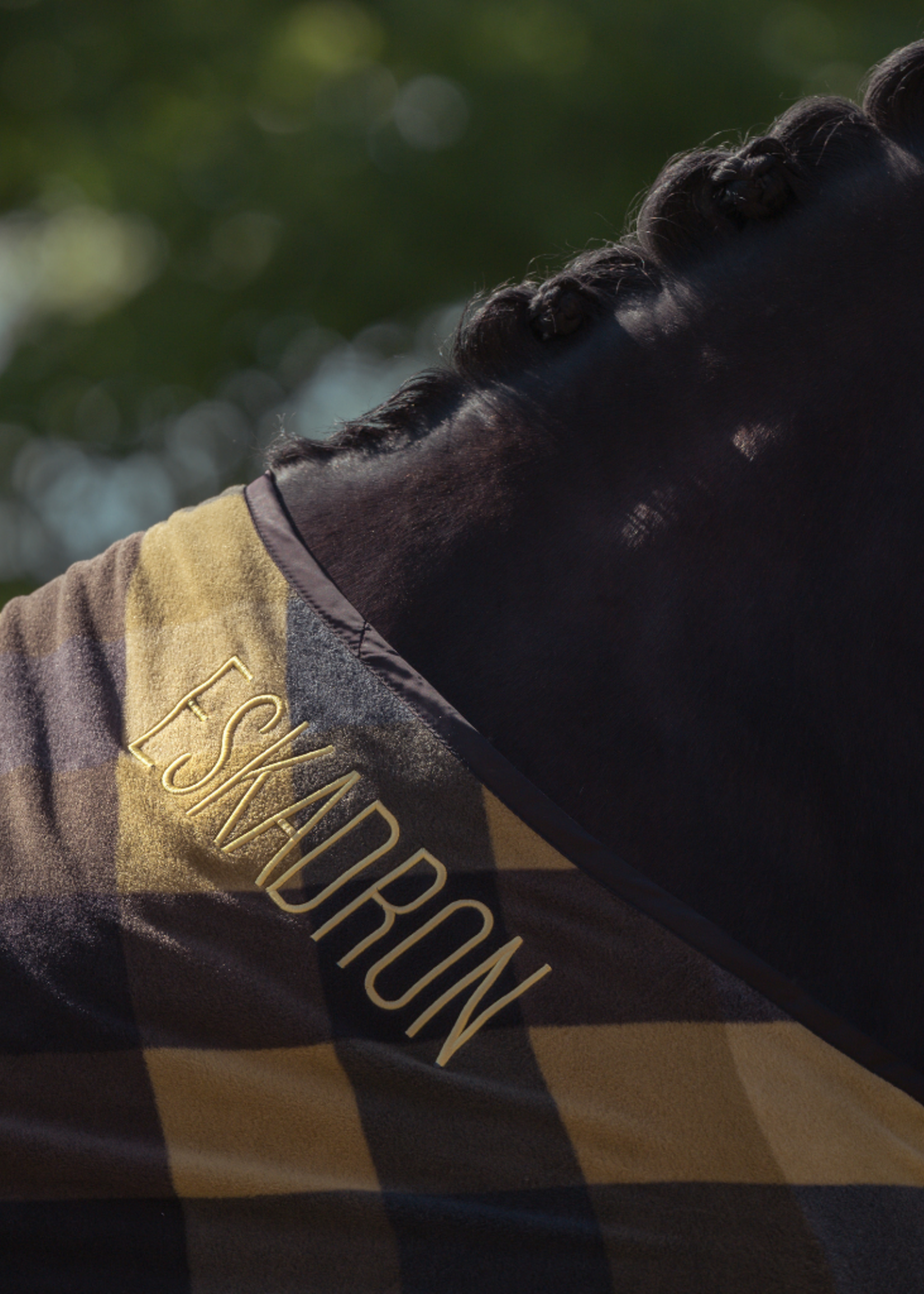 Eskadron Eskadron Heritage Check Fleece  Deken Cardamom 111458262