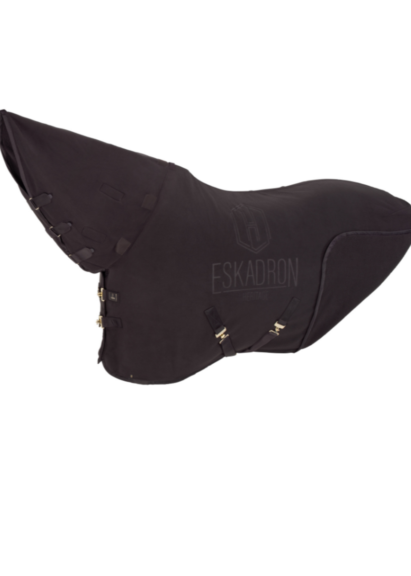 Eskadron Eskadron Heritage High Neck Double Fleece  Deken Black Truffle 126158277