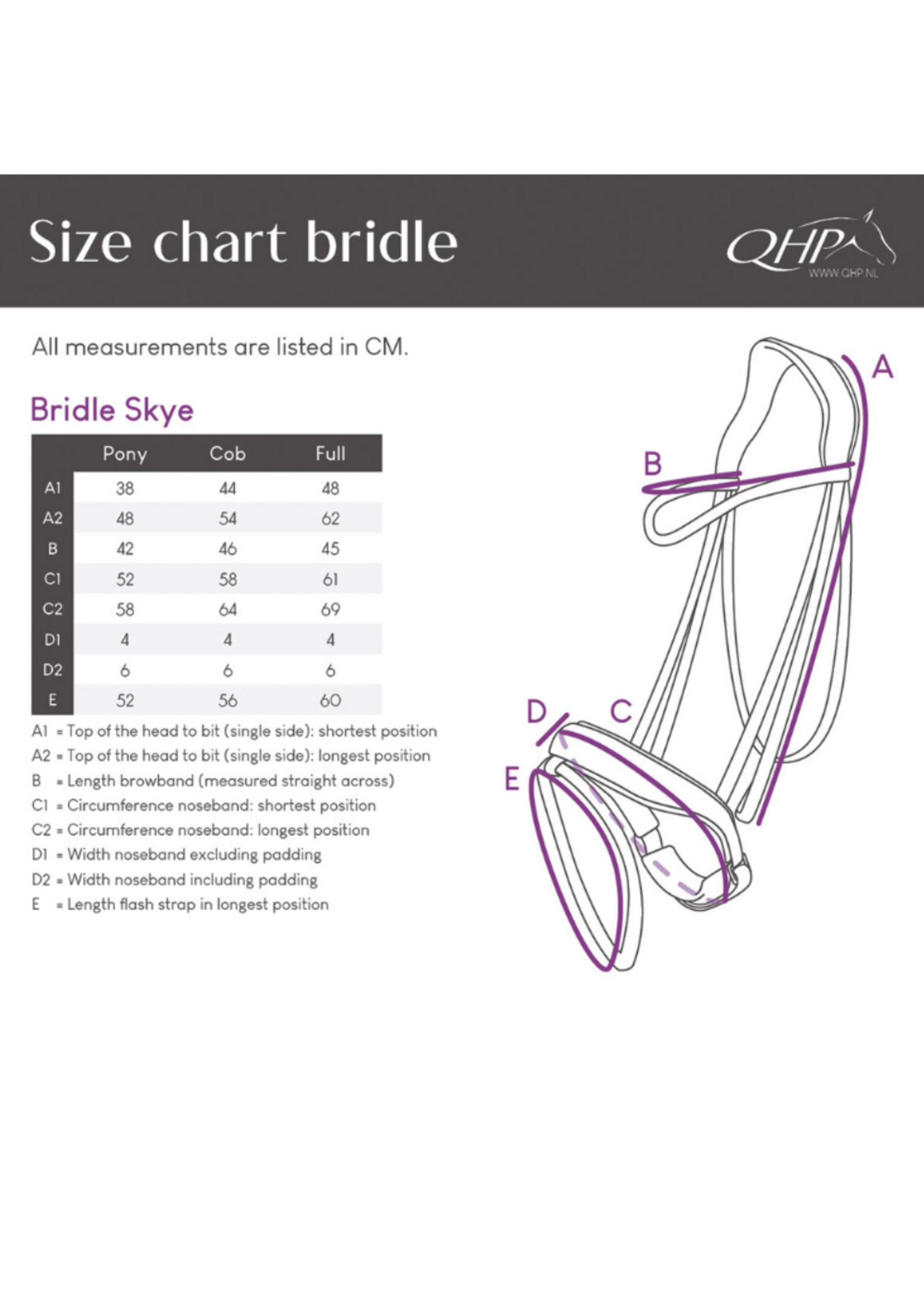 QHP QHP Skye Hoofdstel 9115