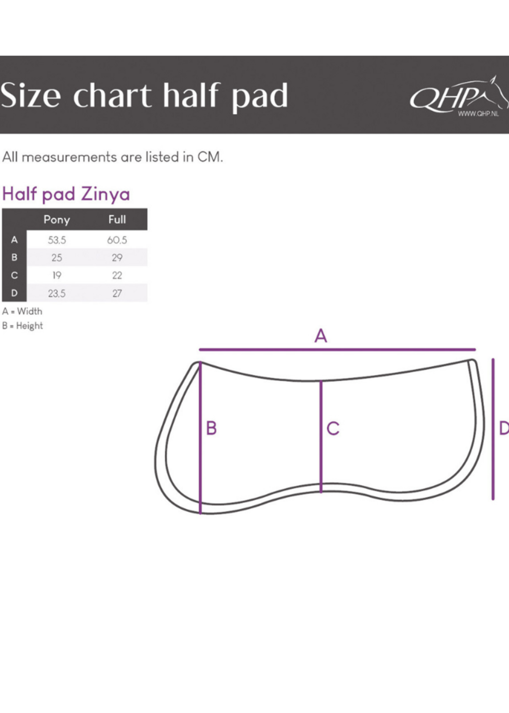 QHP QHP Synthetisch Wolle Onderlegger  3251