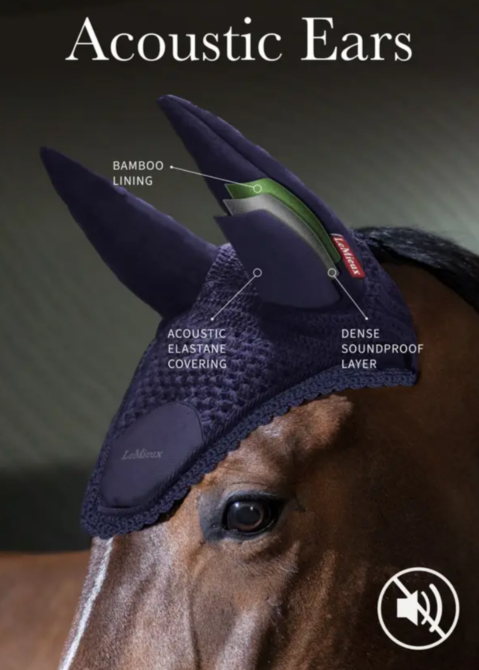 LeMieux Lemieux Soundless Pro  Oornetje