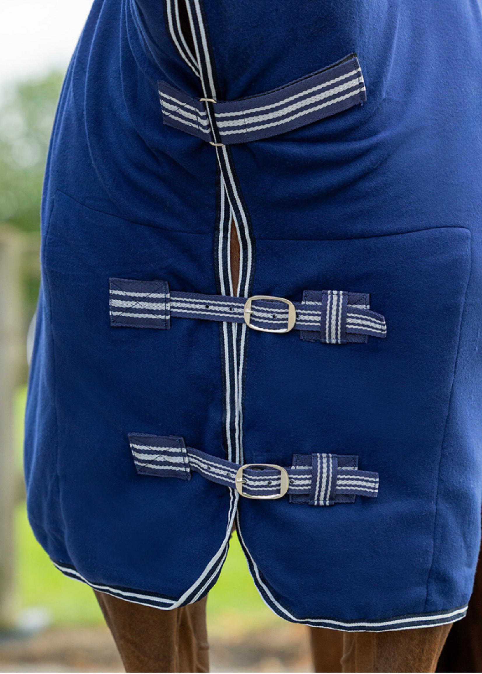 QHP QHP Basis M Hals Fleece Pony Deken  6019