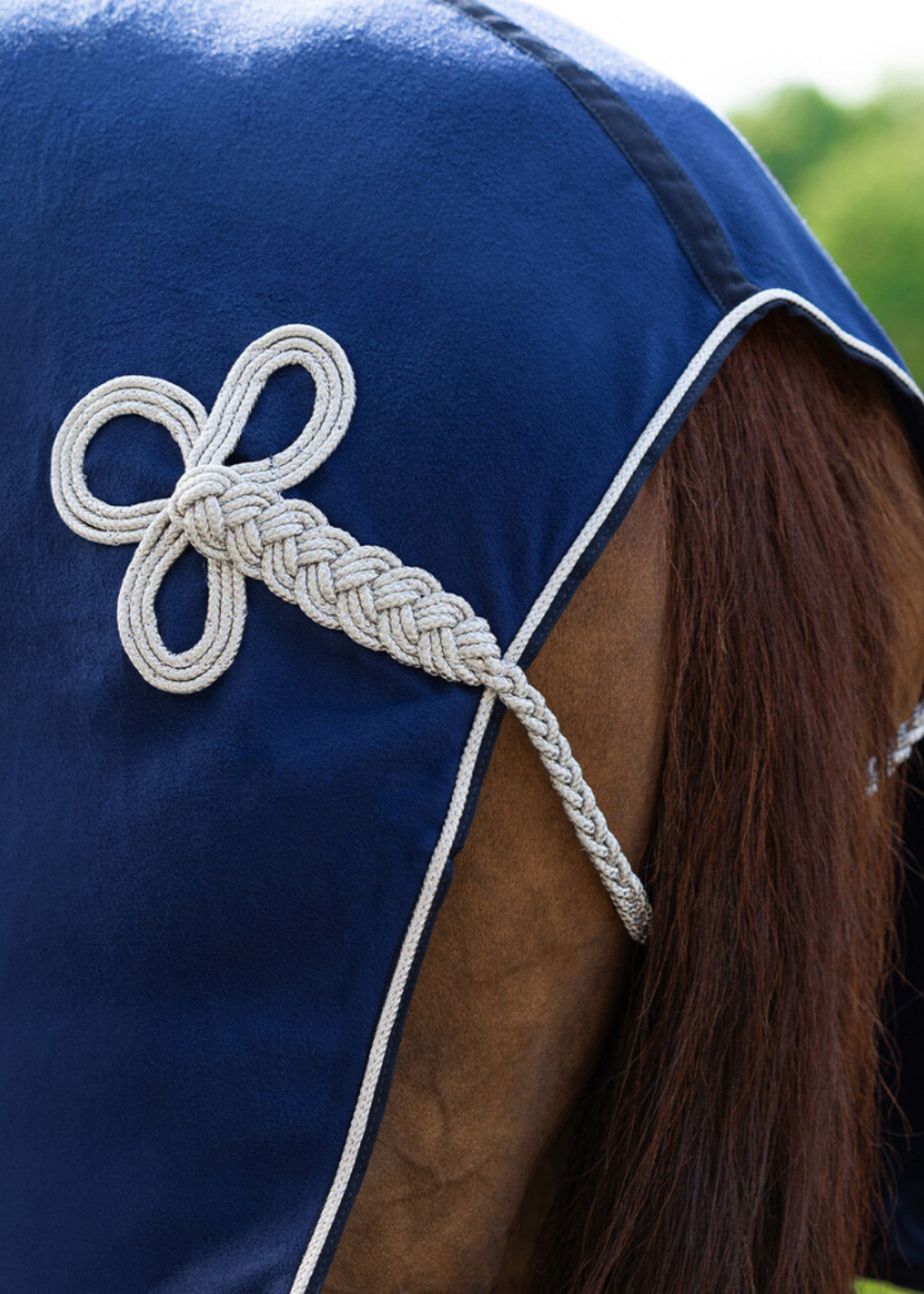 QHP QHP Basis Fleece Ornament Pony Deken  6014