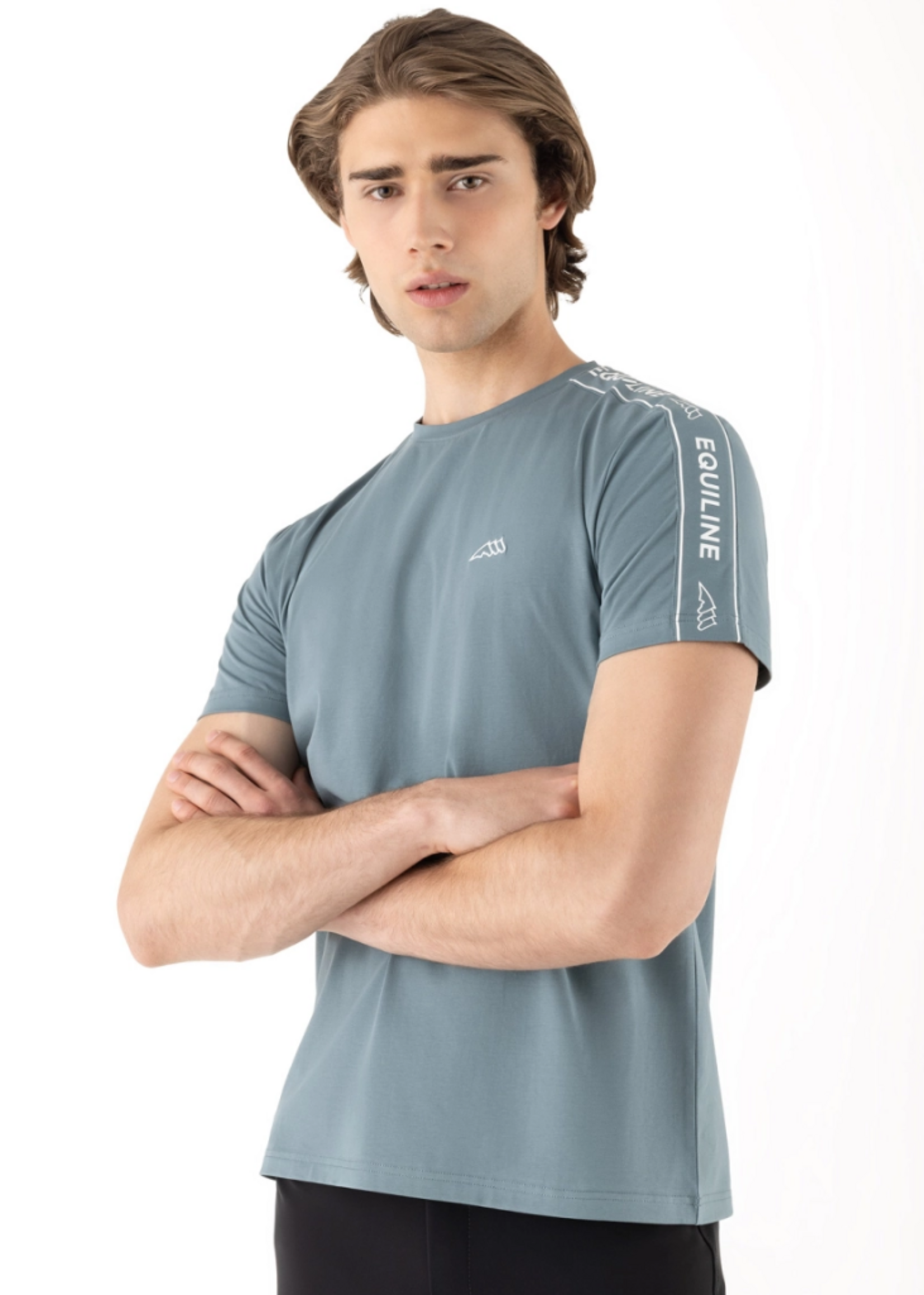 Equiline Equiline Eqcugrik Heren  'T Shirt H00572