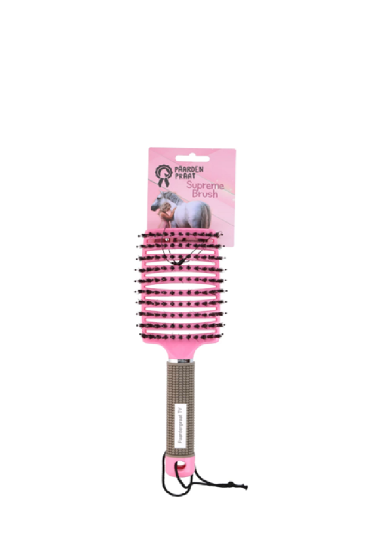 Excellent Paarden Praat Staart Borstel PRAA5071 Roze