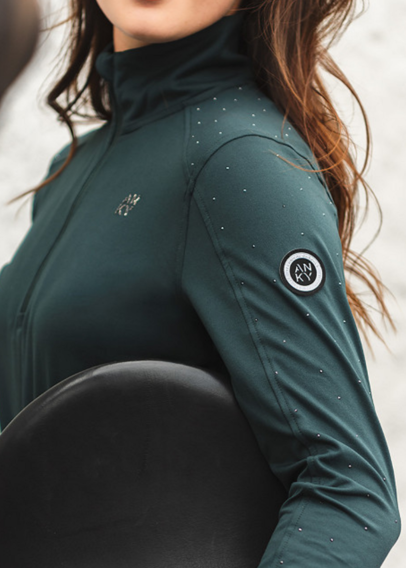 Anky Anky Half Zip Pullover A67319 Forest River