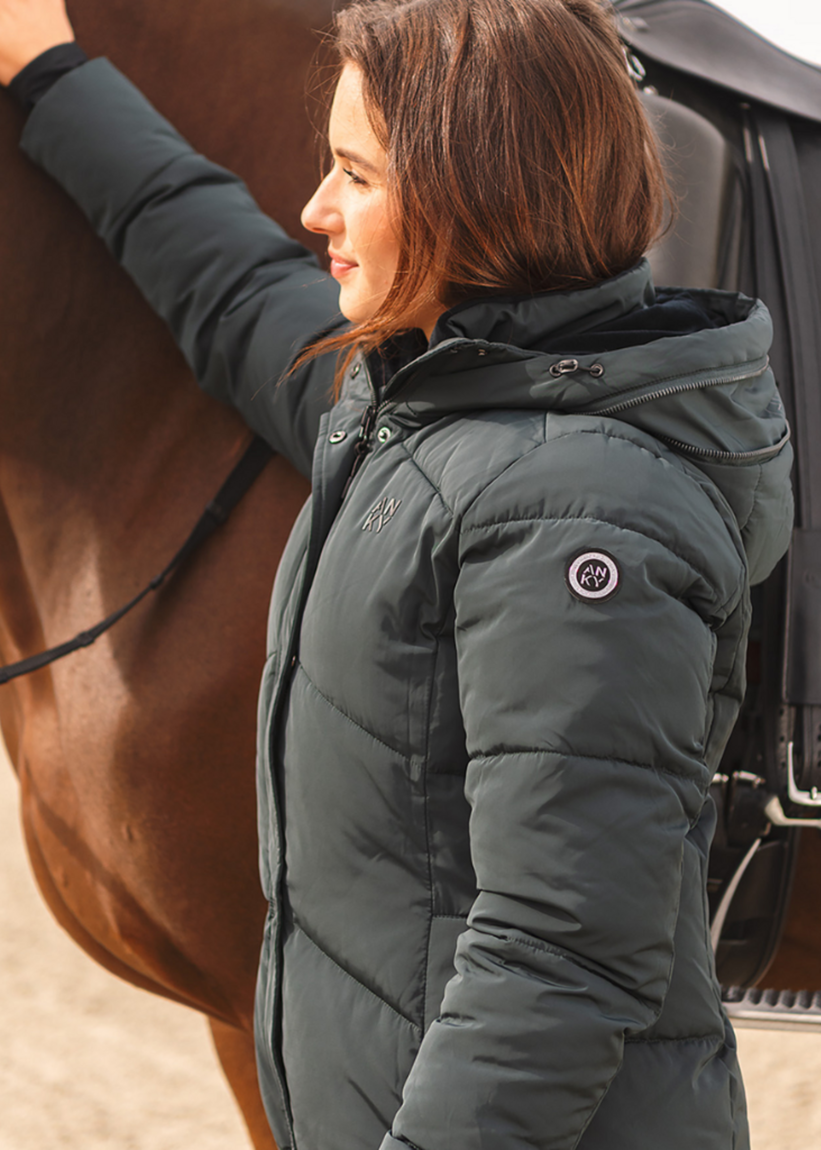 Anky Anky Lange Puffer dames jas A65183