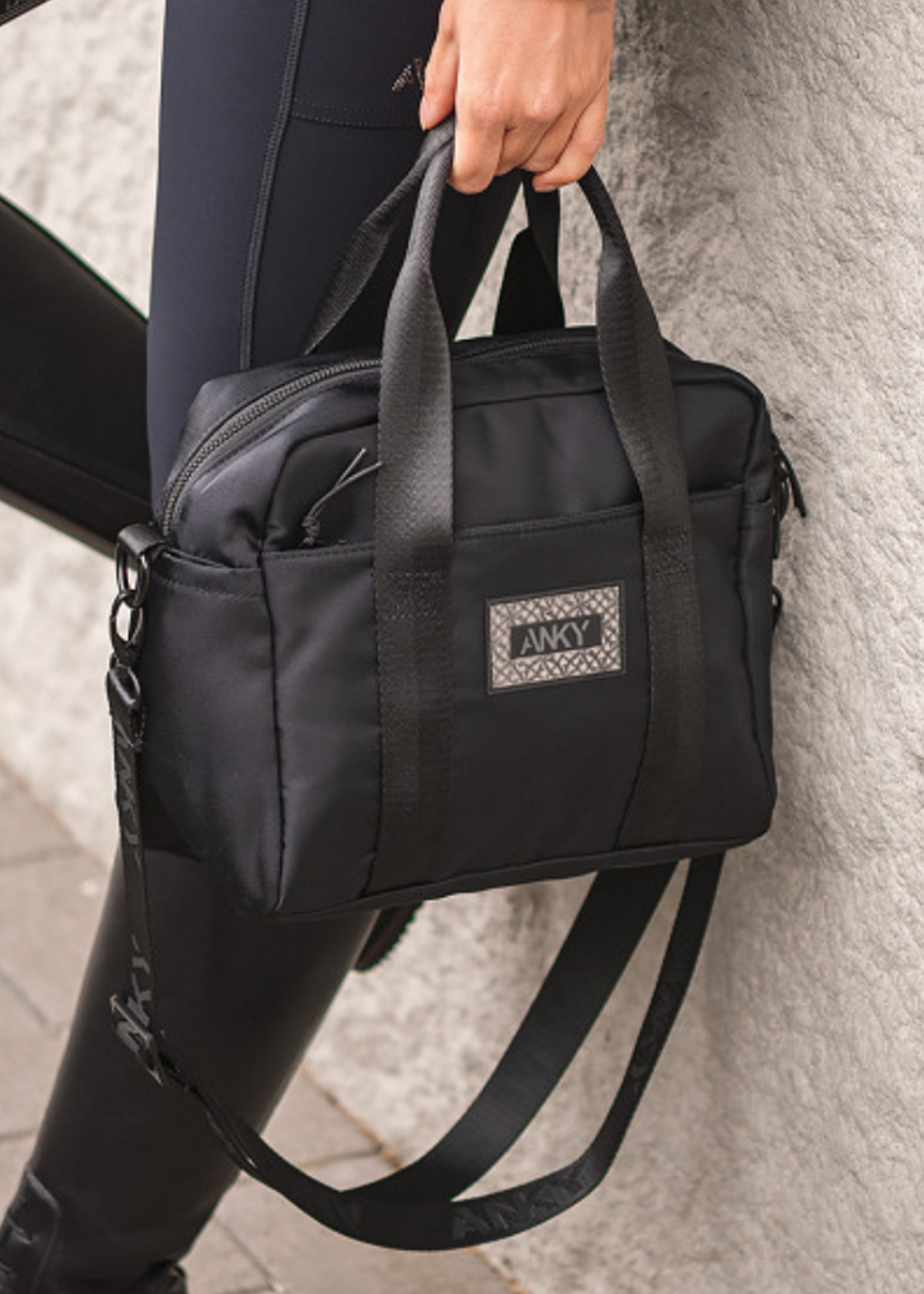 Anky Anky Midi Tote Tas A90414 Zwart