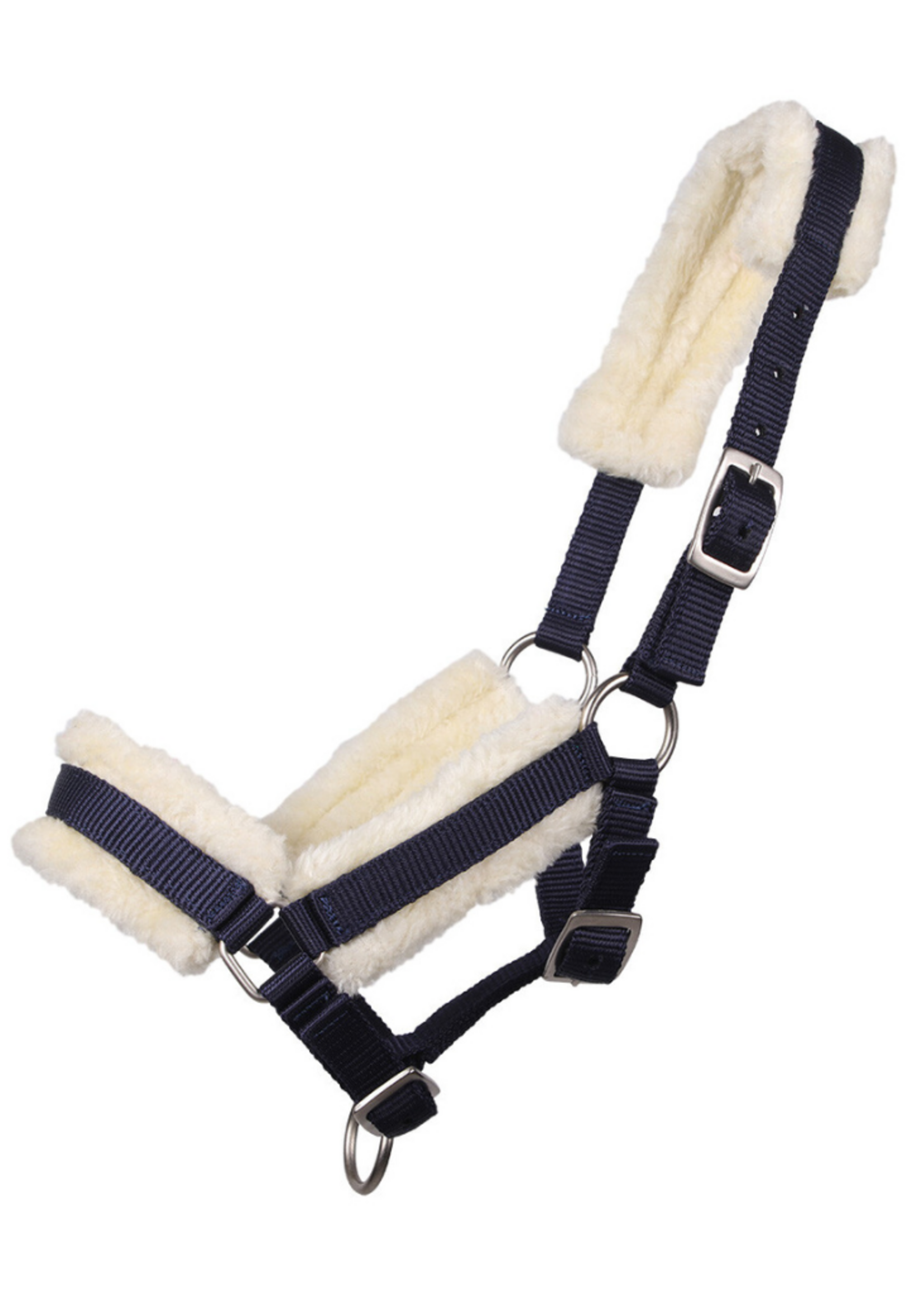QHP QHP Halster Veulen Met Bont 1122