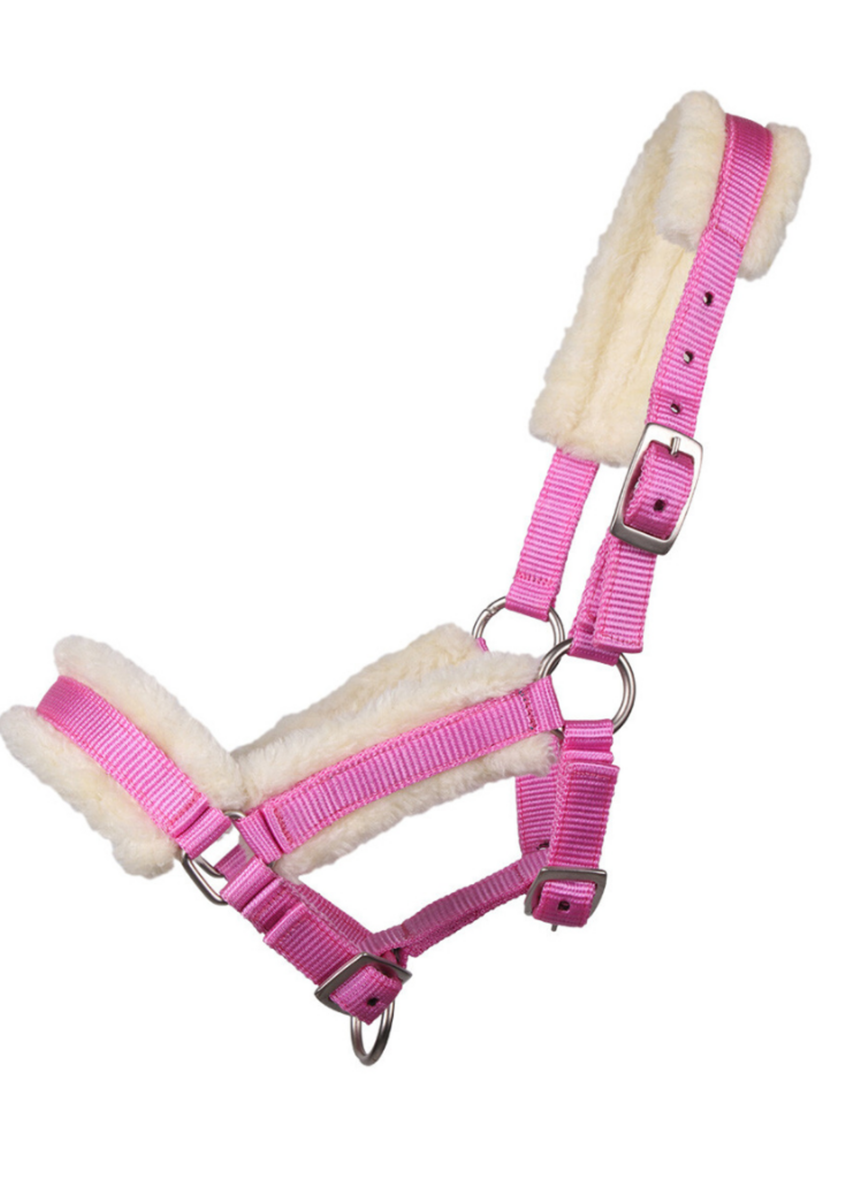 QHP QHP Halster Veulen Met Bont 1122