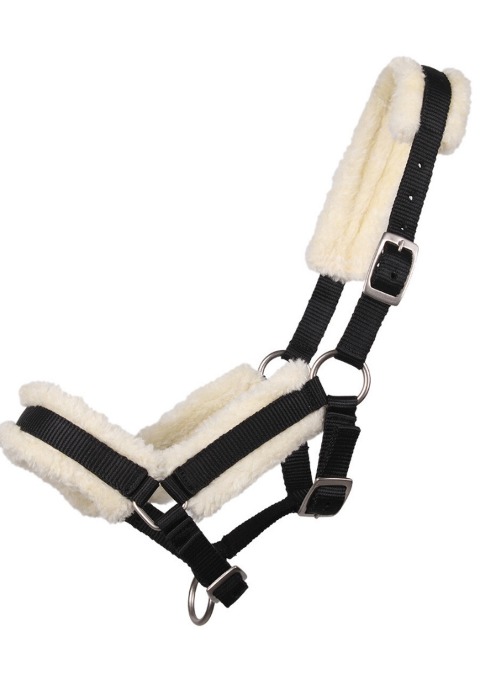 QHP QHP Halster Veulen Met Bont 1122