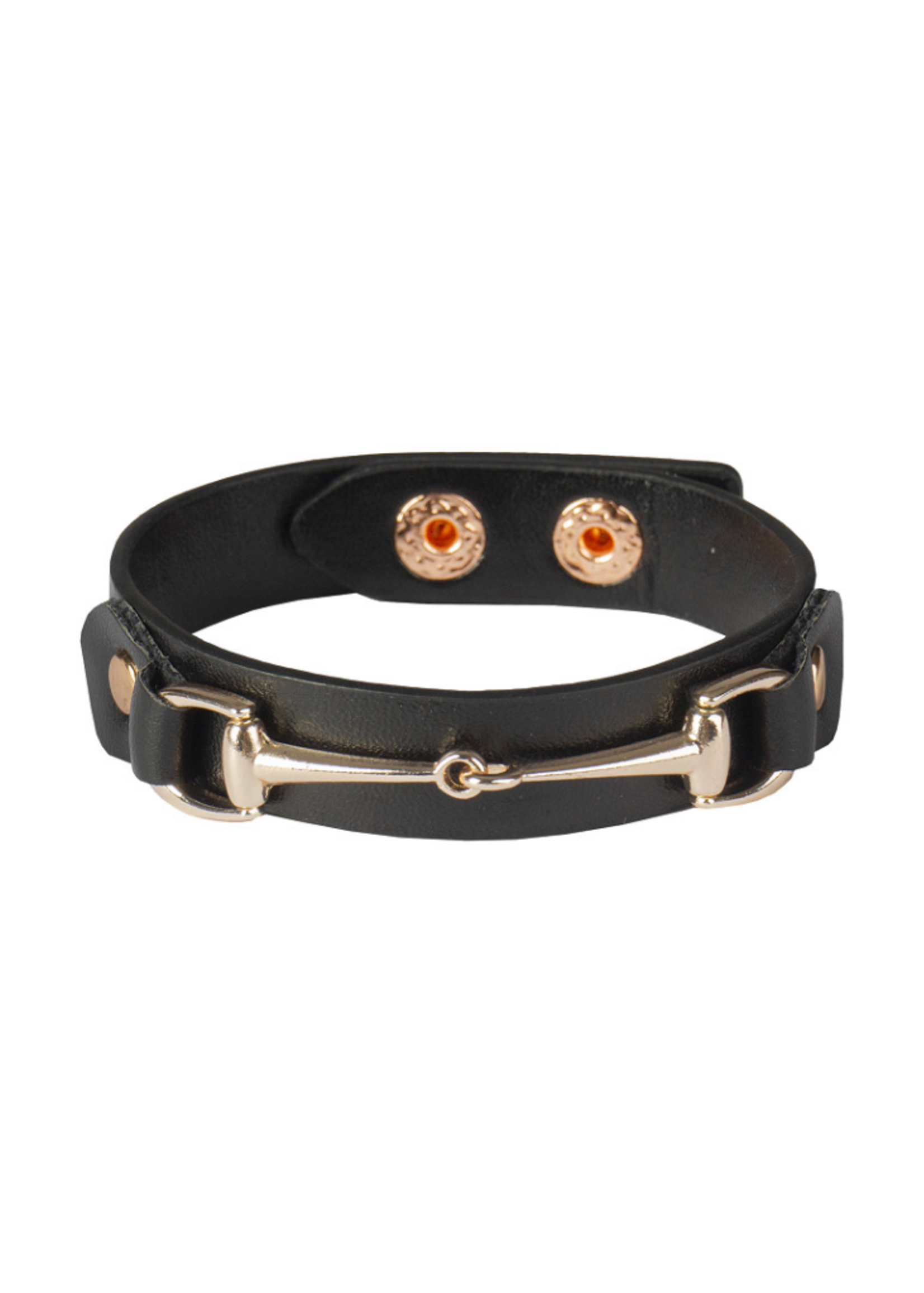 Horka Horka Met Bit Leer Armband 145894