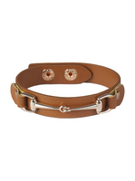 Horka Horka Met Bit Leer Armband