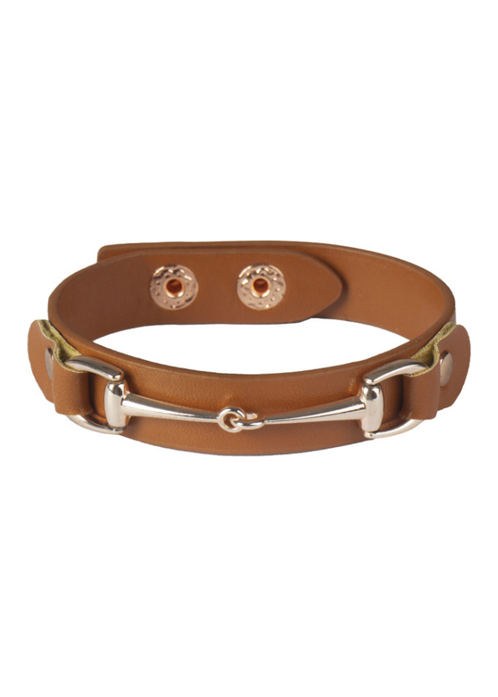 Horka Horka Met Bit Leer Armband 145894