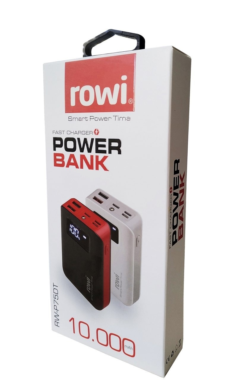 Rowi Powerbank 10.000 mAh RW-P57 Weiß